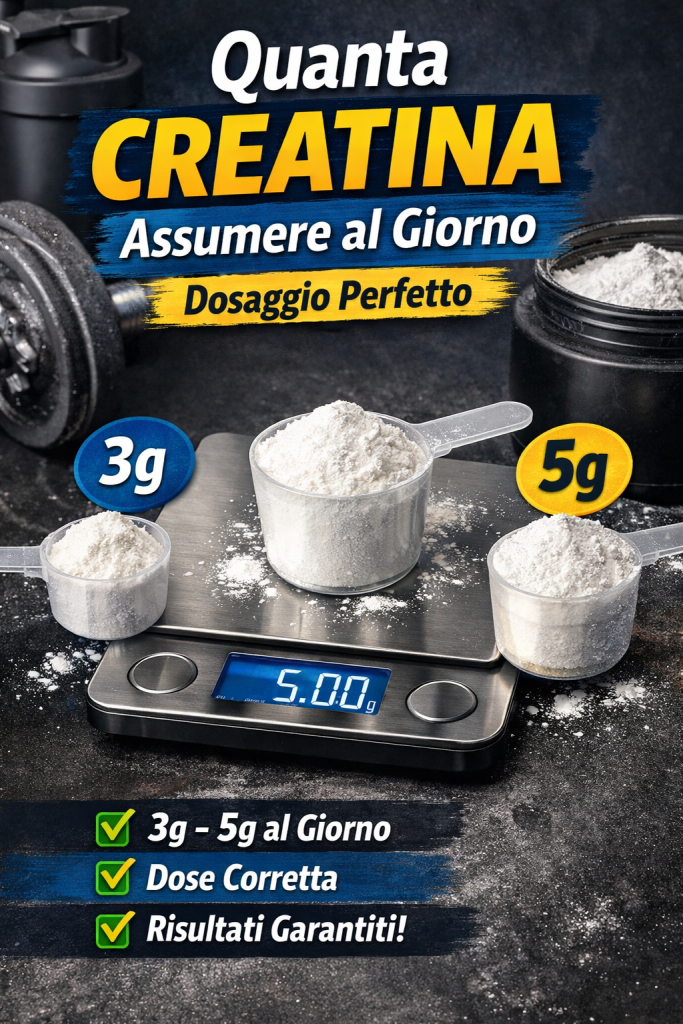 quanta creatina assumere al giorno